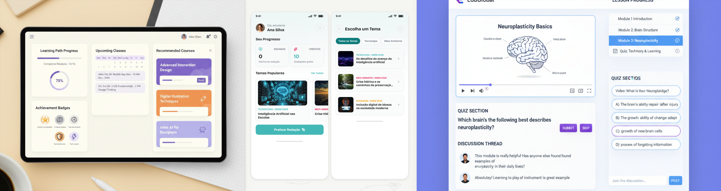 From an idea to a working writing platform